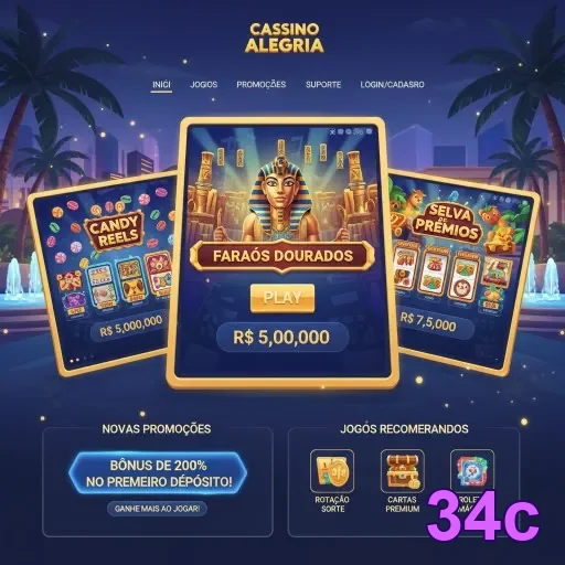 Tela do app 34c em celular com plataforma otimizada